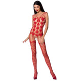 PASSION - WOMAN BS067 BODYSTOCKING NEGRO TALLA ÚNICA