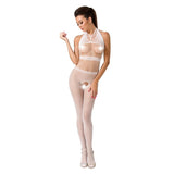 PASSION - WOMAN BS048 BODYSTOCKING NEGRO TALLA ÚNICA