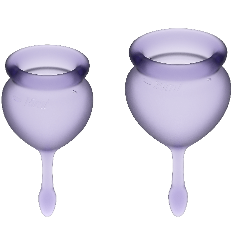 Feel Good Kit — Copa Menstrual Tallas 15+20 ml Azul · SATISFYER · Feel Good Kit