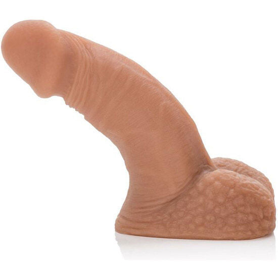 Packer Realístico Calexotics — Silicona de Tacto Natural 14,5 cm · Tono Marrón