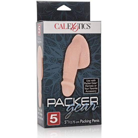 Packer Realístico Calexotics — Silicona de Tacto Natural 14,5 cm · Tono Natural