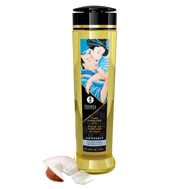 Adoración Shunga — Aceite de Masaje de Ternura Erótica