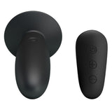 MR PLAY - PLUG ANAL CON VIBRACIÓN NEGRO CONTROL REMOTO