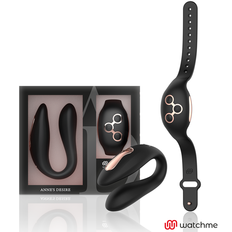 ANNE'S DESIRE - DUAL PLEASURE TECNOLOGÍA WATCHME NEGRO