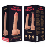 CYBER SILICOCK - CONNOR REALÍSTICO SILICONA LÍQUIDA 20.5 CM -O- 3.7 CM