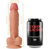 CYBER SILICOCK - ARNÉS SILICONA LIQUIDA OLIVER 19 CM -O- 3.9 CM